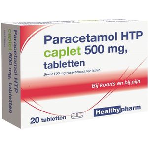 Healthypharm - Paracetamol 500mg - Caplet - 20 stuks