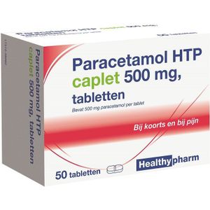 Healthypharm Paracetamol 500 mg Caplet 50 tabletten