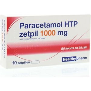 Pijnstillers - Zetpil - Paracetamol 1000 mg - Geneesmiddel