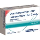 Healthypharm Diareeremmer 2 mg HTP Loperamide HCl 2 mg 20 capsules