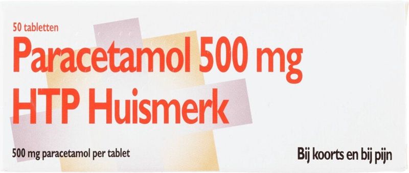 Paracetamol - 500 mg - Tabletten - 20 Stuks - Pijnstiller