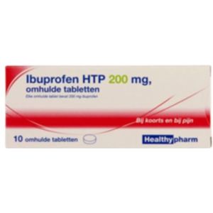 Healthypharm Ibuprofen 200mg 10 tabletten