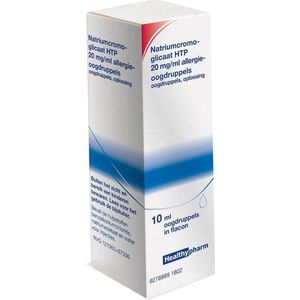 Healthypharm Allergie Oogdruppels Natriumcromoglicaat HTP 20 mg/ml 10 ml