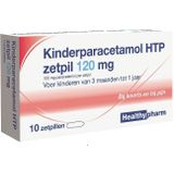 Healthypharm Paracetamol Kind 120 mg 10 stuks