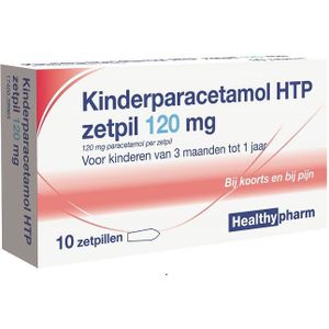 Healthypharm Paracetamol Kind 120 mg 10 stuks