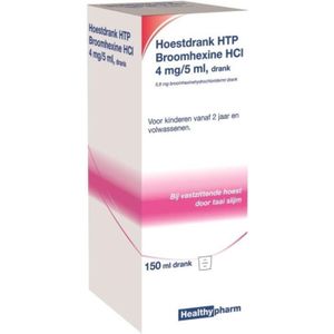 Healthypharm Hoestdrank broomhexine HCI 4mg/5ml  150 Milliliter