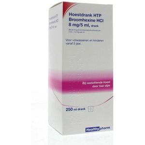 Healthypharm Broomhexine hoestdrank 8mg  250 Milliliter
