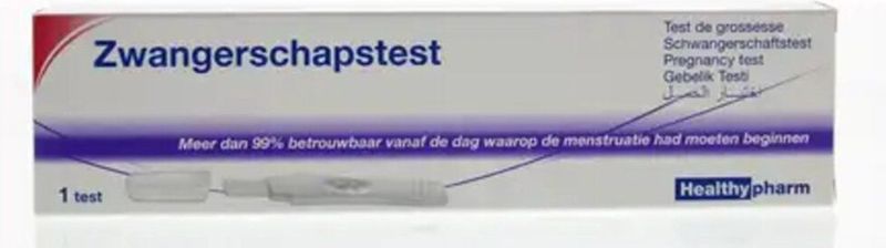 Zwangerschapstest - HcG Urinetest - Medisch Hulpmiddel - Gevoeligheid: 20 mlE/ml