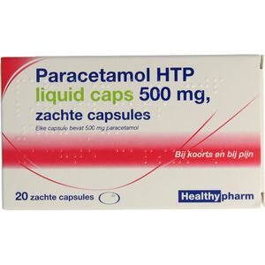 Paracetamol - Liquid Capsules - 500mg - 20 Stuks