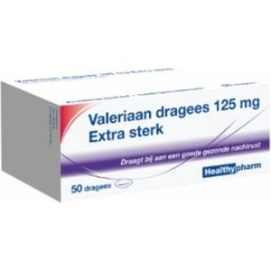 Healthypharm Valeriaan extra sterk 125mg  50 dragees