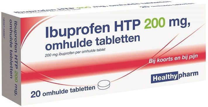 Ibuprofen - Tabletten - 200mg - 20 Stuks