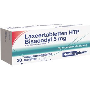 Laxeertabletten - Bisacodyl 5 mg - Maagsapresistente Tabletten
