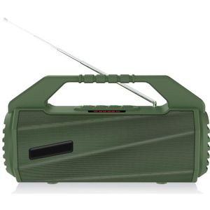 NEWIRIXING NR-4025FM met scherm Outdoor Splash-proof Water Draagbare Bluetooth-luidspreker  ondersteuning Handsfree Call / TF-kaart / FM / U-schijf
