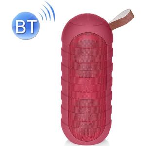 NewRixing NR-3025 TWS Outdoor Portable Splashproof Bluetooth Speaker with Flashlight Function(Red)