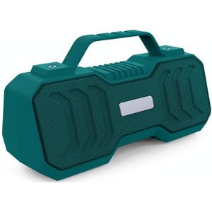 New Rixing NR-4500M Bluetooth 5.0 Portable Outdoor Karaoke Wireless Bluetooth Speaker with Microphone(Green)