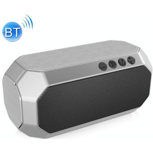 NewRixing NR-4000 TWS Mesh Polygon Music Box Concept Bluetooth Speaker(Silver)