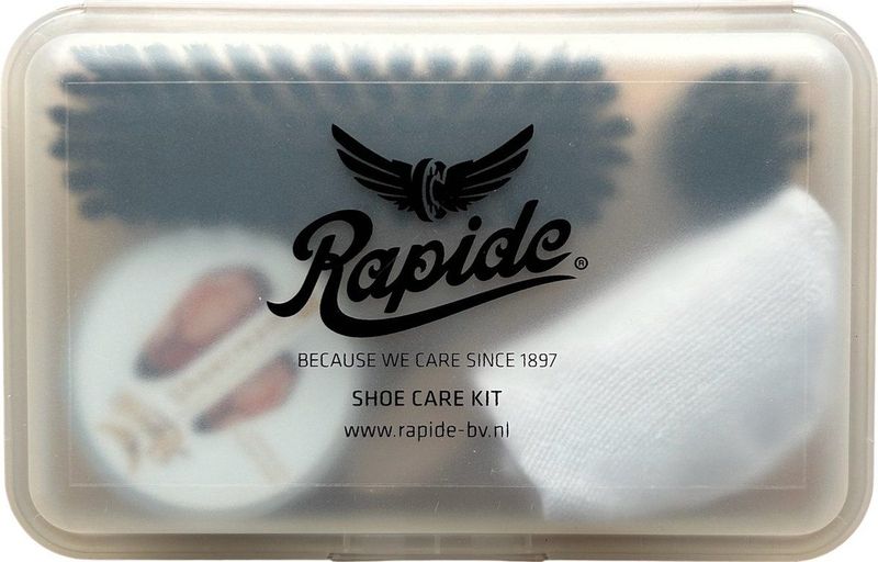 Rapide - Schoenpoets Set - Zwart - Compleet Onderhoudsset