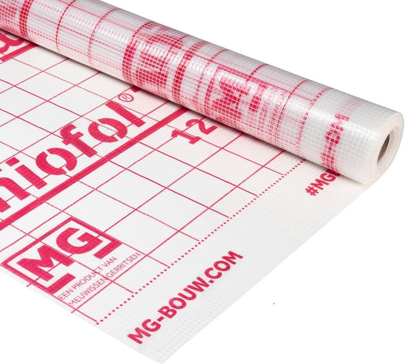 Miofol 125S - Dampremmende gewapende isolatiefolie - Binnenzijde dak & wand - 1.50 x 25 m