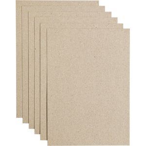 Papicolor - Kopieerpapier A4 220gr 6vel kraft grijs