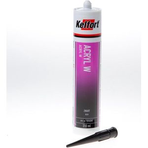 Kelfort Acrylaatkit-W zwart 310ml