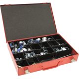 Kelfort - Kist - Rood - Metalen - Inhoud Slangklemmen en Slangverbinders