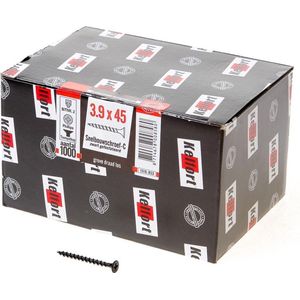 Kelfort Snelbouwschroef gefosfateerd met trompetkop phillips s 3.9 x 45mm