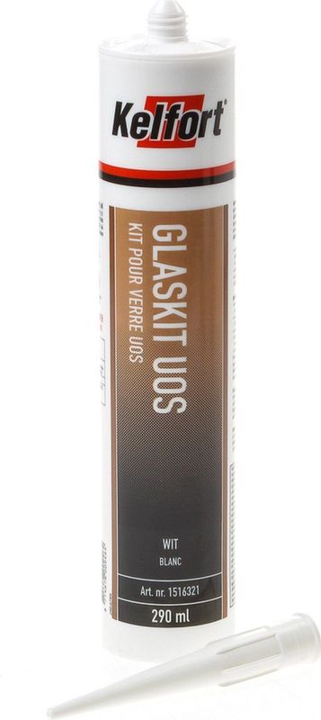 Kelfort - Glaskit - Wit - 290ml - MS-Polymeer