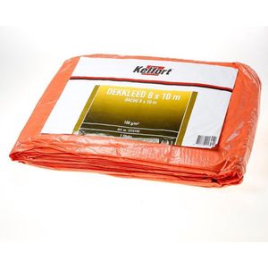 Kelfort - Dekkleed - Oranje - Polyethyleen - 8x10m