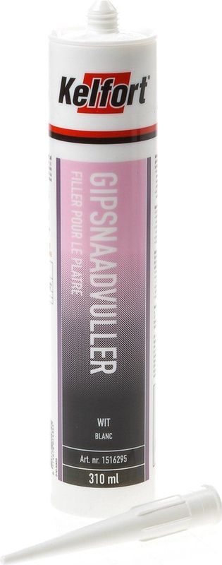 Kelfort - Gipsnaadvuller - Wit - Koker - Inhoud 310ml