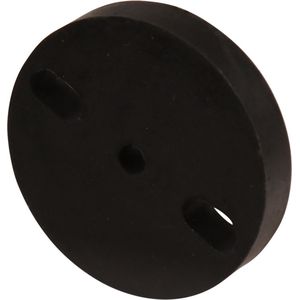 Verhoger Zwart Rubber 57X10mm