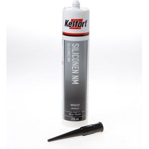 Kelfort Siliconenkit natuusteen antraciet 310ml