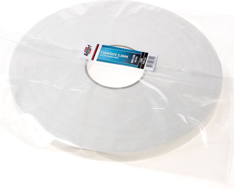 Kelfort - Dubbelzijdige Tape - Wit - Zelfklevend - 66 Meter