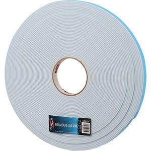 Kelfort - Dubbelzijdige Kleefband - Wit - Polyethyleen - 25 Meter