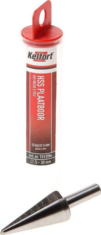 Kelfort Plaatboor HSS 5-20mm