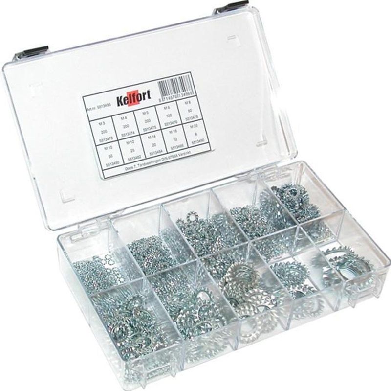 Kelfort - Assortimentsdoos Tandveerringen - Kunststof - 1 Stuk