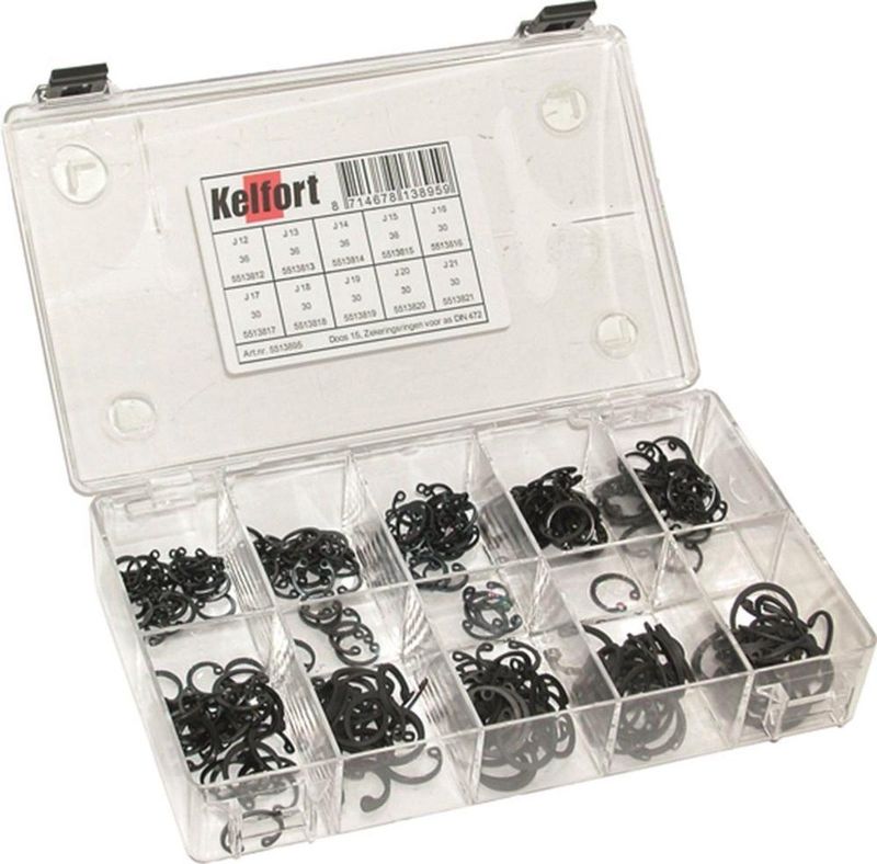 Kelfort Assortimentsdoos seegerringen voor boring nr. 15