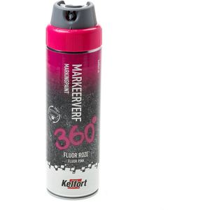 Markeerverf spuitbus fluor roze 500ml