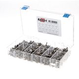 Assortimentsdoos zelftapper platkop RVS A2 DIN 7982