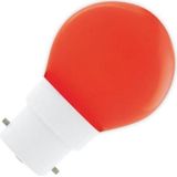 Bailey | LED Kogellamp | Bajonetfitting B22d | 1W (vervangt 10W) Rood