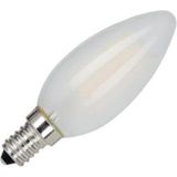 Kaarslamp LED filament mat 2W (vervangt 20W) kleine fitting E14