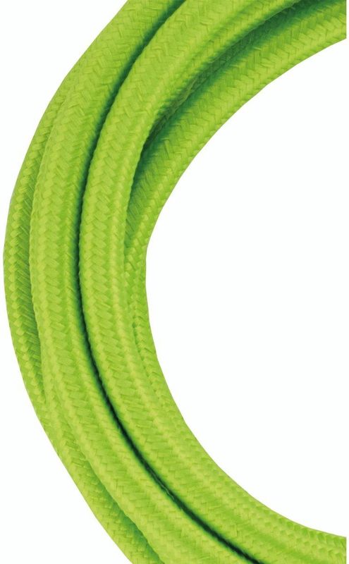 Textielsnoer - Groen - 2x0.75mm² - 3 Meter