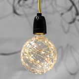 Lampfitting - E27 - Zwart - Porselein