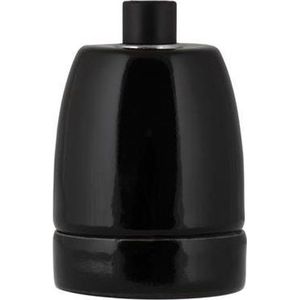 Bailey lamphouder E27 met trekontlasting - zwart (139706)