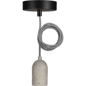 Bailey - Pendelarmatuur - Grijs - Grote Fitting E27 - 60W