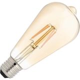 Sensorlamp Dag/Nacht Led Filament Edison Goud (E2 - 4 - 2200 - Bailey)