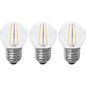 Bailey | 3x LED Bol | Grote fitting E27 | 2W