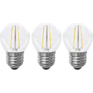 Bailey | 3x LED Kogellamp | Grote fitting E27  | 2W