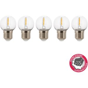 Bailey | 5x LED Kogellamp | Grote fitting E27 | 1W