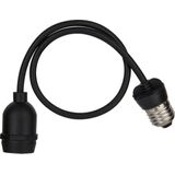 Bailey - Lampfitting - Zwart - Grote Fitting E27 - Rubber