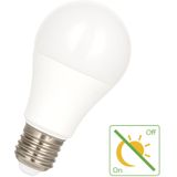 Bailey LED lamp E27 | Peer A60 | Sensorlamp dag/nacht | Mat | 2700K | 9W (60W)